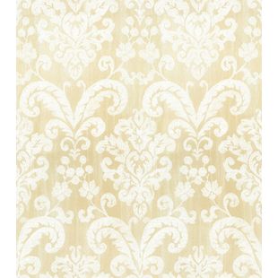 Papel de Parede Vinilizado Classique Ref 2846 Bege 52cm x 10m
