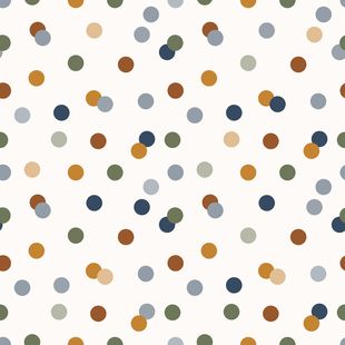 Papel de Parede Vinílico Confete vinho, bege, marinho e verde 52x1000