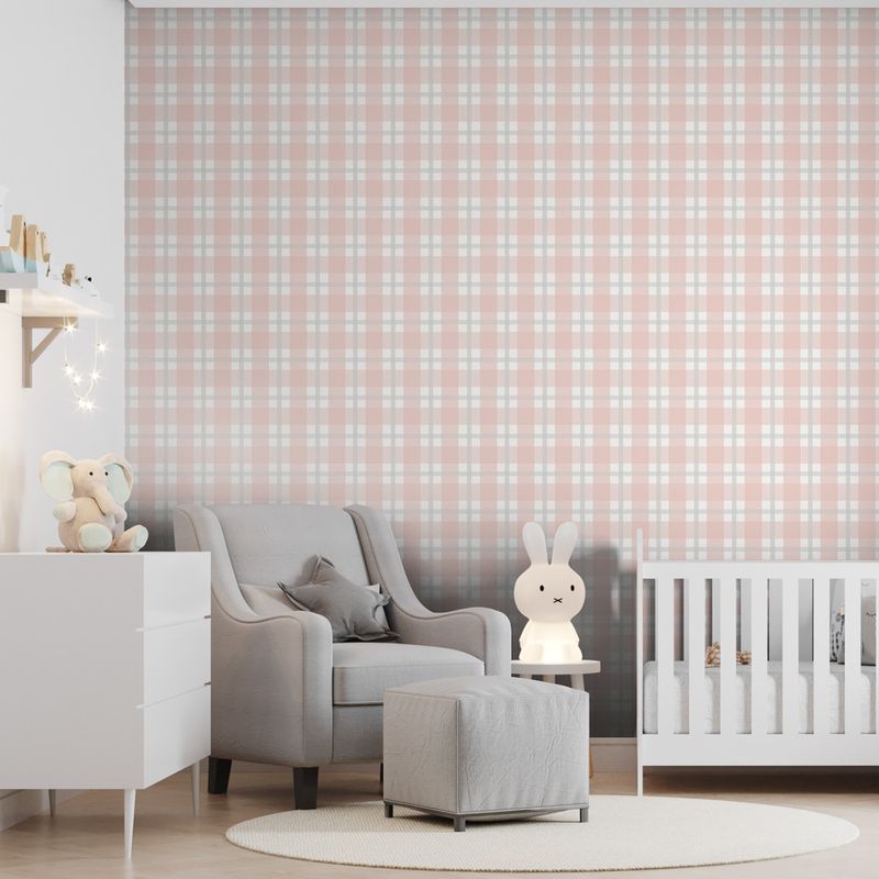 Papel-de-Parede-Vinilico-Xadrez-quadros-rosa-e-cinza-claro-52x1000