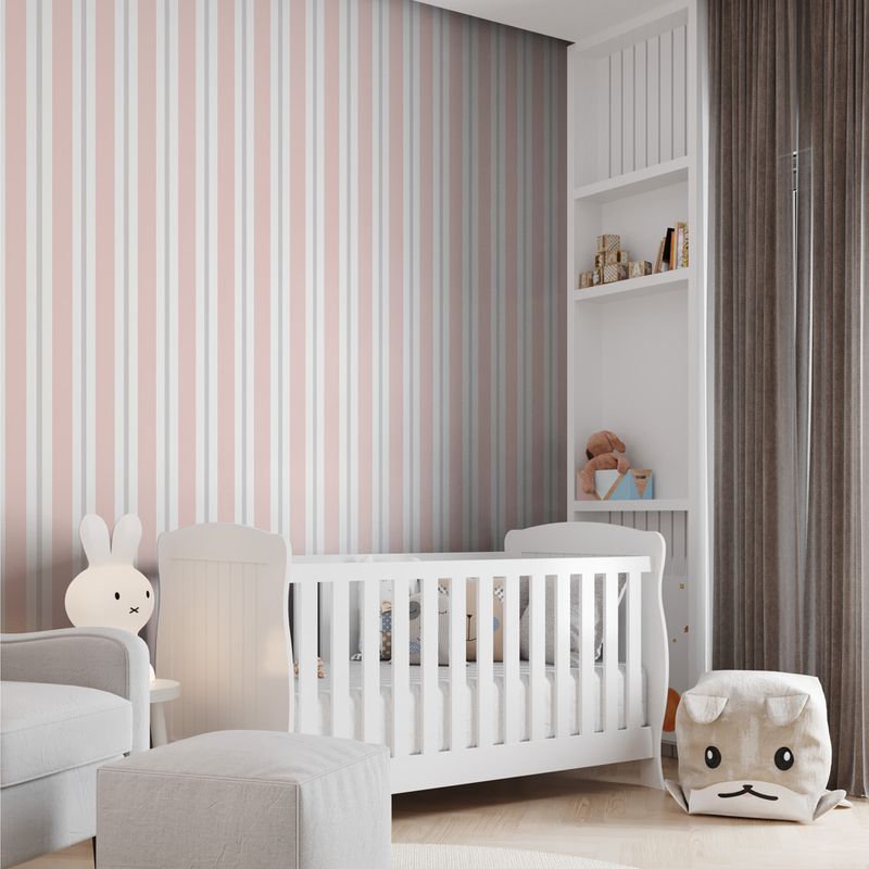 Papel-de-Parede-Vinilico-Listra-quadros-rosa-e-cinza-claro-52x1000