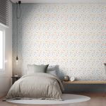 Papel-de-Parede-Vinilico-Mini-Pinceladas-amarelo-azul-e-vermelho-52x1000
